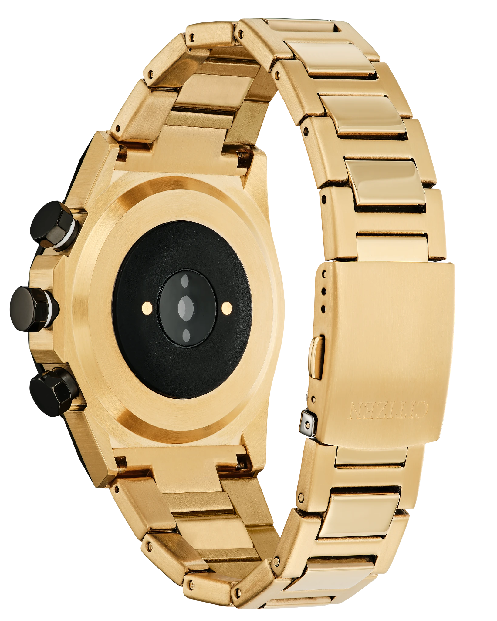 CZ Smart Hybrid Black Dial SS Bracelet JX1006-58E | CITIZEN